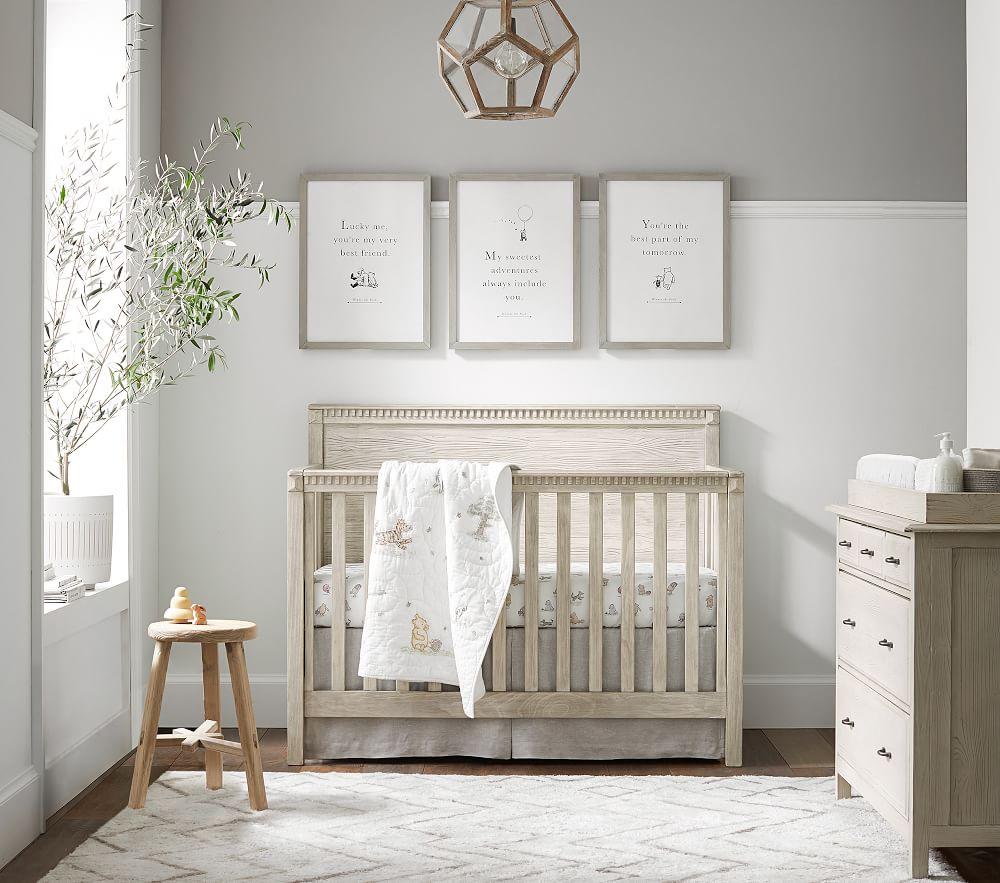 Disney winnie the pooh crib set top